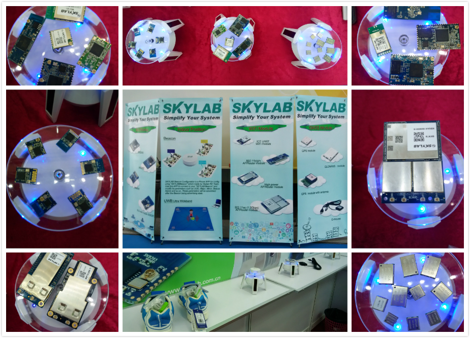 SKYLAB参展产品：蓝牙模块和wifi模块